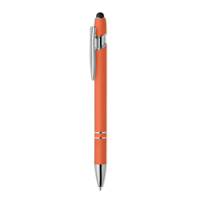 Picture of RECYCLED ALUMINIUM METAL STYLUS PEN in Orange