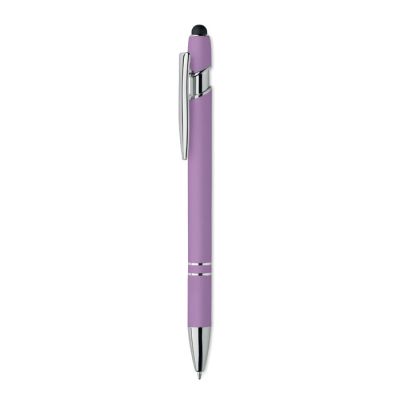 Picture of RECYCLED ALUMINIUM METAL STYLUS PEN in Purple