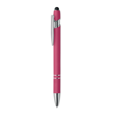Picture of RECYCLED ALUMINIUM METAL STYLUS PEN in Pink