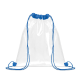 CLEAR TRANSPARENT DRAWSTRING BAG in Blue image 2