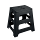 PORTABLE FOLDING STOOL in Black image 2