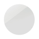 ROUND MAGNET in PVC in White image 2