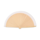 WOOD HAND FAN in White image 2