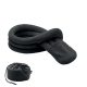 BENDABLE ROLL TRAVEL PILLOW in Black image 2