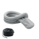 BENDABLE ROLL TRAVEL PILLOW in Grey image 2