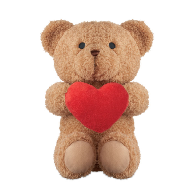 Picture of TEDDY BEAR with Heart 23Cm in Red