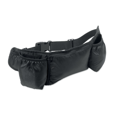 Picture of SPORTS WAIST BAG 420D RPET in Black