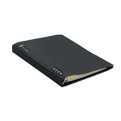 Picture of A5 REFILLABLE PU NOTE BOOK in Black