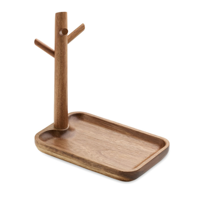 Picture of ACACIA WOOD KEY TRAY HOLDER in Brown