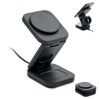 Picture of 3IN1 FOLDING CHARGER STATION in Black