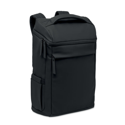Picture of 15 INCH PU LAPTOP BACKPACK RUCKSACK in Black