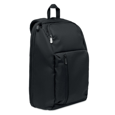 Picture of 15 INCH RPET LAPTOP BACKPACK RUCKSACK 15L in Black