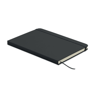 Picture of A5 RECYCLED PU NOTE BOOK in Black