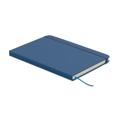Picture of A5 RECYCLED PU NOTE BOOK in Blue