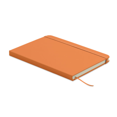 Picture of A5 RECYCLED PU NOTE BOOK in Orange