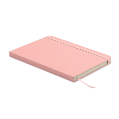 Picture of A5 RECYCLED PU NOTE BOOK in Pink