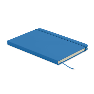 Picture of A5 RECYCLED PU NOTE BOOK in Blue
