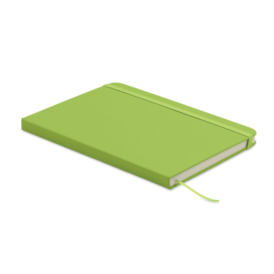 Picture of A5 RECYCLED PU NOTE BOOK in Green
