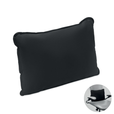 Picture of SUEDE FABRIC CUSHION in Black