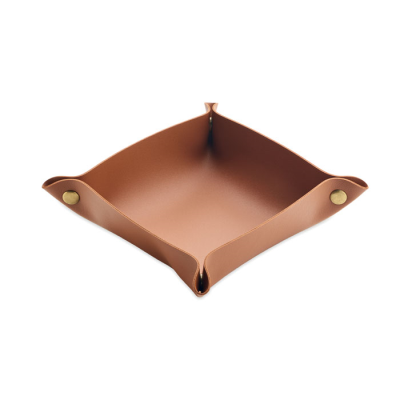 Picture of FOLDING PU KEY TRAY in Brown