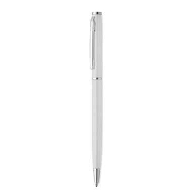 Picture of RECYCLED ALUMINIUM METAL BALL PEN in White