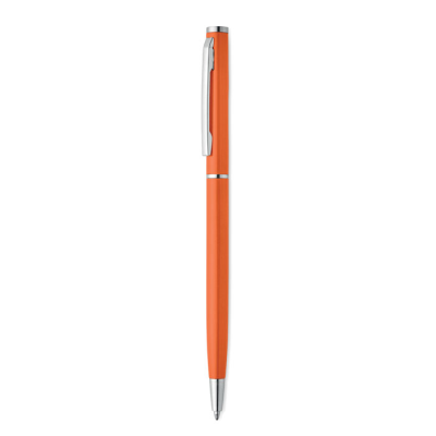 Picture of RECYCLED ALUMINIUM METAL BALL PEN in Orange