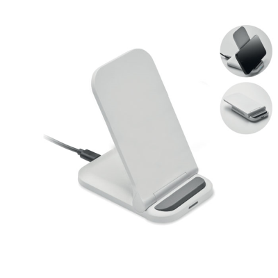 Picture of FOLDING CORDLESS CHARGER 15W in White