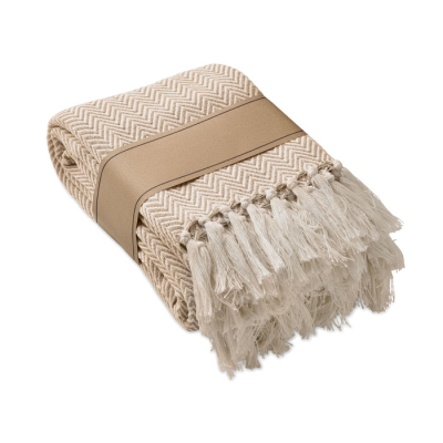 Picture of RECYCLED POLYCOTTON BLANKET in Grey