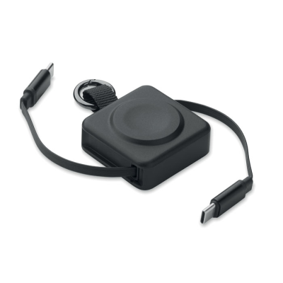 Picture of RETRACTABLE 100W USB-C CABLE in Black