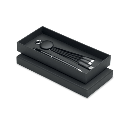 Picture of 2 PIECE GIFT SET in Box in Black