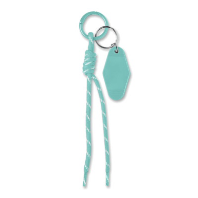 Picture of BRAIDED ROPE with Tag Keyring in Green