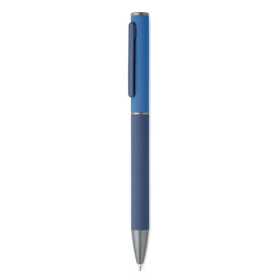 Picture of RECYCLED ALUMINIUM METAL TWIST BALL PEN in Blue