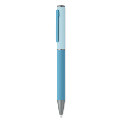 Picture of RECYCLED ALUMINIUM METAL TWIST BALL PEN in Blue