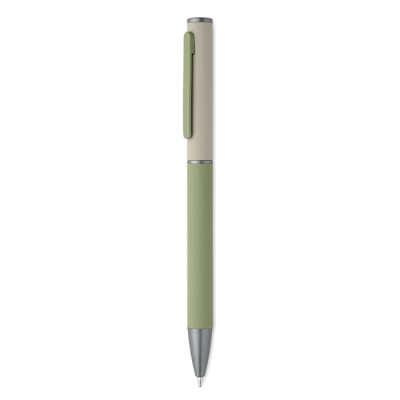 Picture of RECYCLED ALUMINIUM METAL TWIST BALL PEN in Green