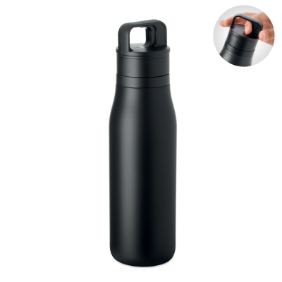 Picture of DOUBLE WALL BOTTLE 500ML in Black