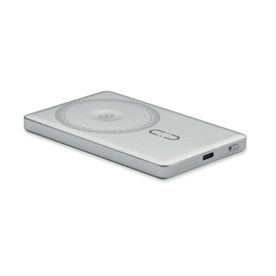 Picture of MAGNETIC POWERBANK 5000MAH 15W in Silver