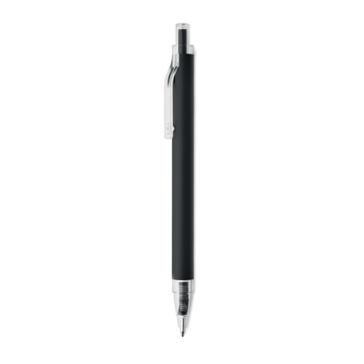 Picture of RECYCLED ALUMINIUM METAL BALL PEN in Black