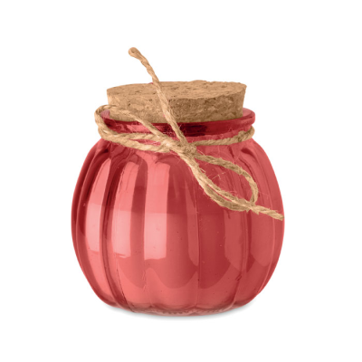 Picture of VANILLA PLANT BASED WAX CANDLE in Red