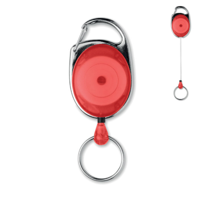 Picture of RETRACTABLE BADGE HOLDER in Red