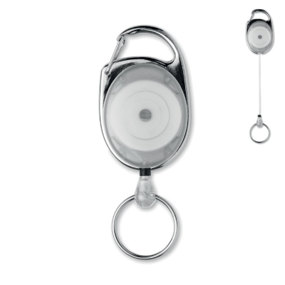 Picture of RETRACTABLE BADGE HOLDER in White