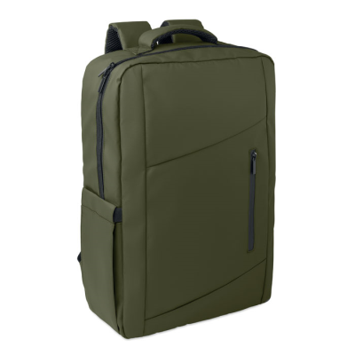 Picture of 15 INCH PU RPET LAPTOP BACKPACK RUCKSACK in Green
