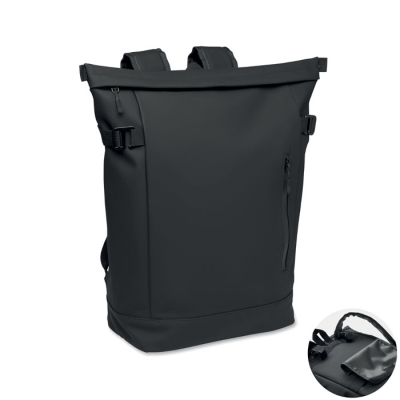 Picture of PU BICYCLE LAPTOP BACKPACK RUCKSACK 20L in Black