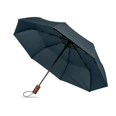Picture of 21 INCH AUTO UMBRELLA WOOD HANDLE in Blue