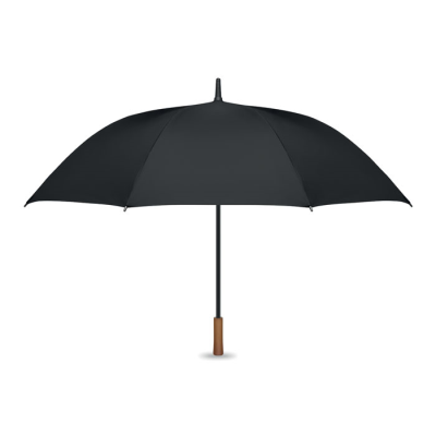Picture of 27 INCH AUTO UMBRELLA WOOD HANDLE in Black
