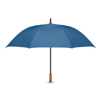 Picture of 27 INCH AUTO UMBRELLA WOOD HANDLE in Blue