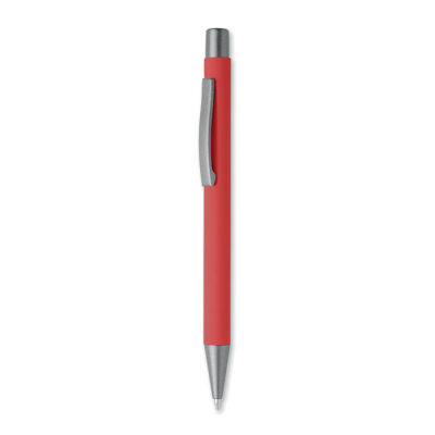 Picture of RECYCLED ALUMINIUM METAL BALL PEN in Red