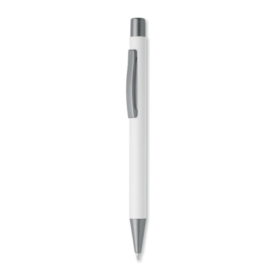 Picture of RECYCLED ALUMINIUM METAL BALL PEN in White