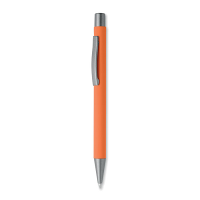 Picture of RECYCLED ALUMINIUM METAL BALL PEN in Orange