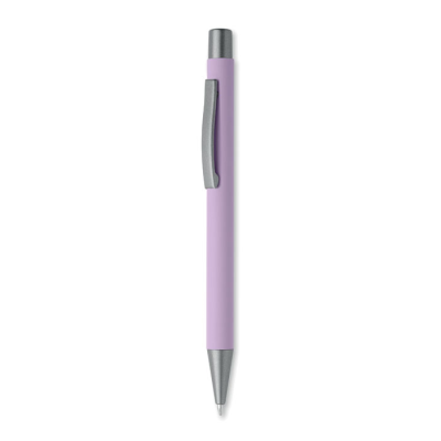 Picture of RECYCLED ALUMINIUM METAL BALL PEN in Purple