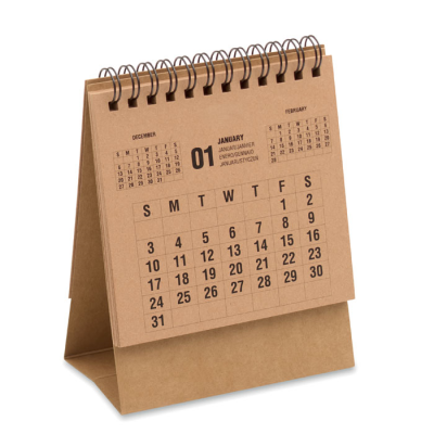Picture of 4-YEAR DESKTOP CALENDAR in Brown